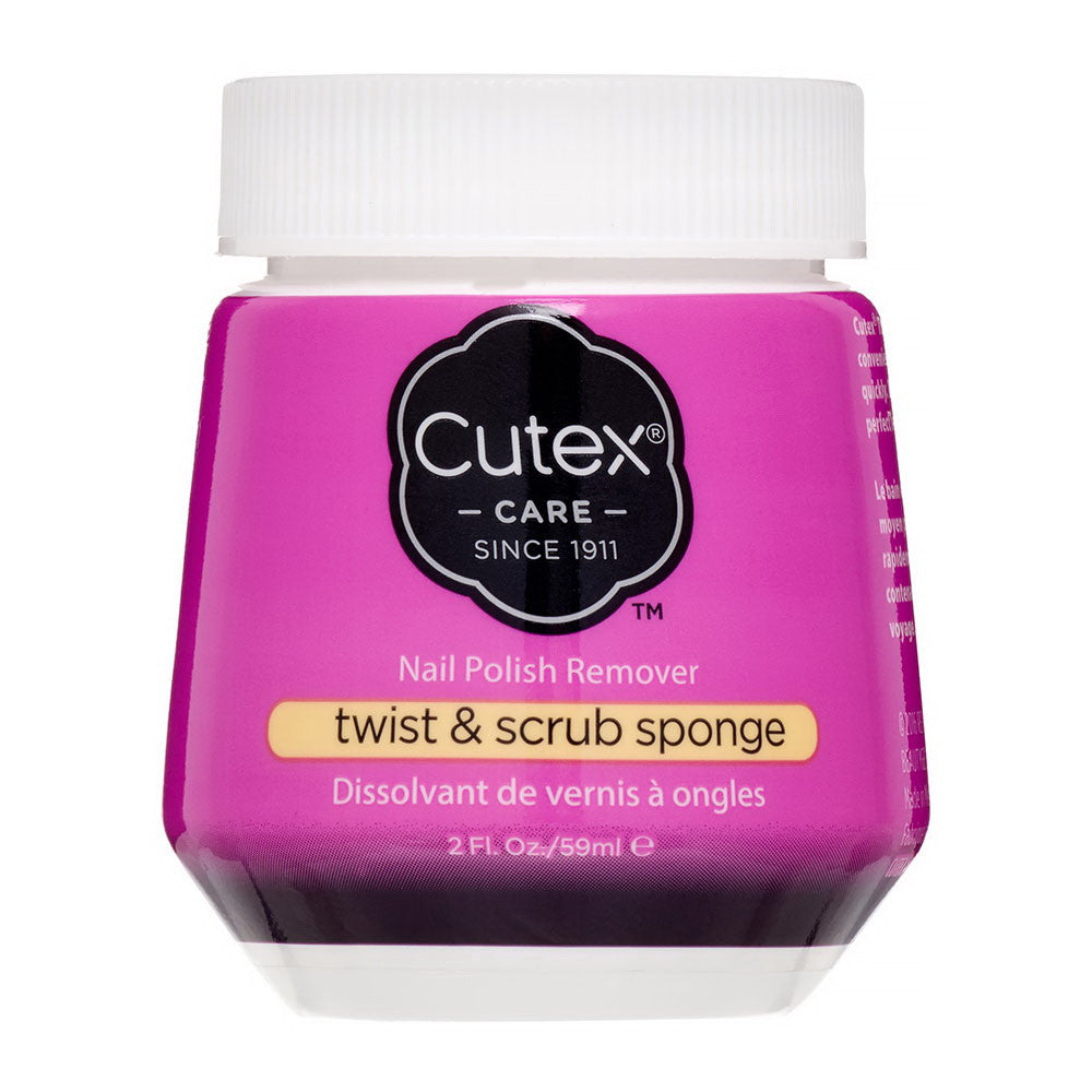 Cutex Twist & Scrub Remover Jar, 2 Oz